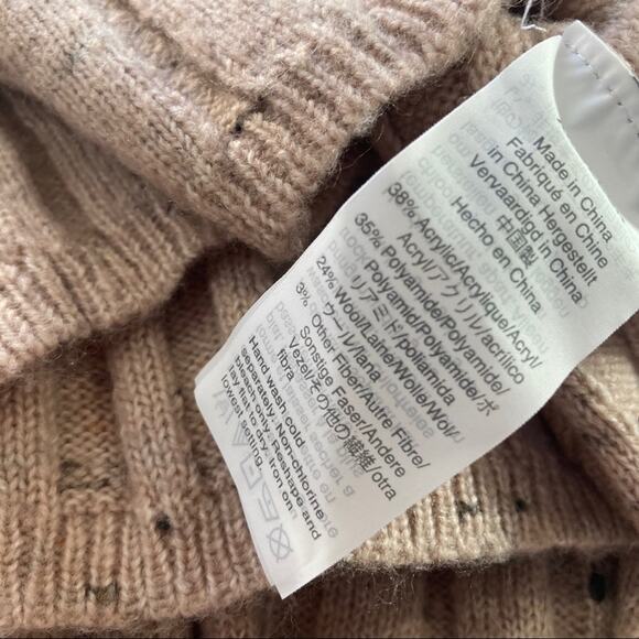 Madewell Donegal Evercrest Coziest Yarn Turtleneck Sweater Size XS - Picture 8 of 8